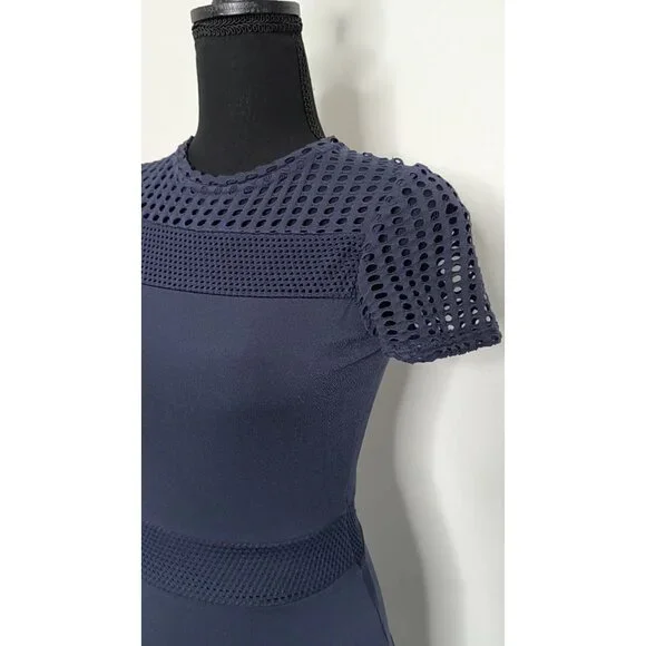 Michael Kors Sheat Women Dress SIze XS Navy Blue - Picture 9 of 12
